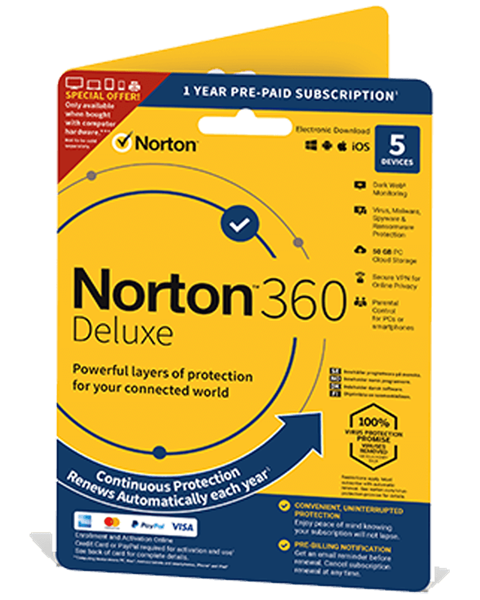 NORTON 360 Deluxe 5