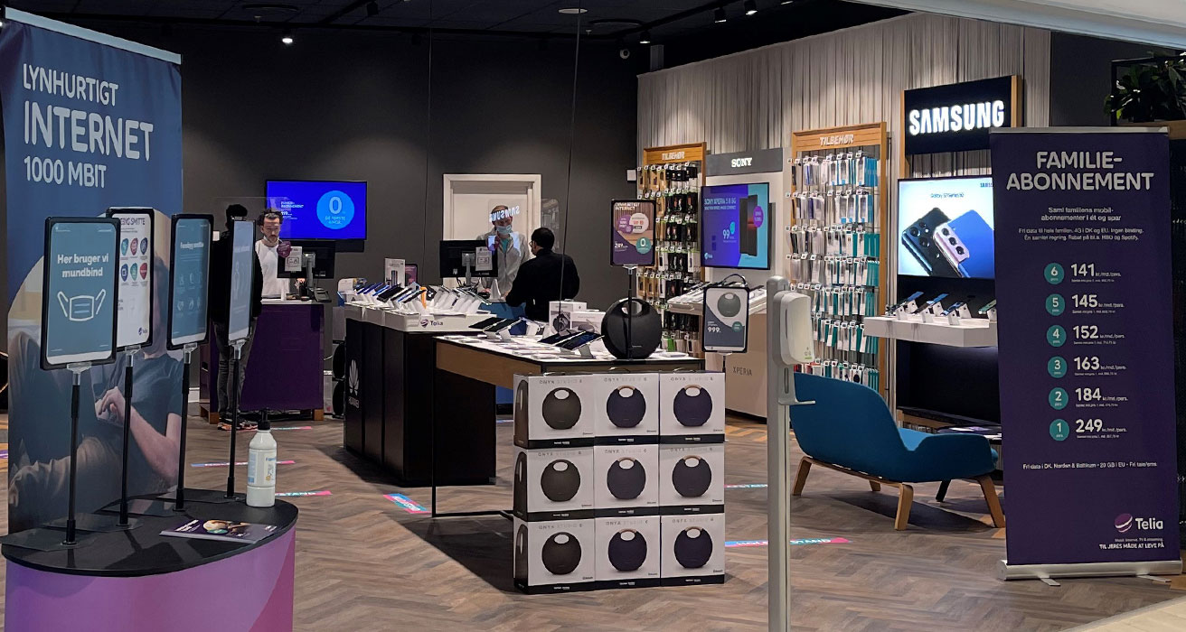 Telia Ballerup i Ballerup Centret i dag – Telia